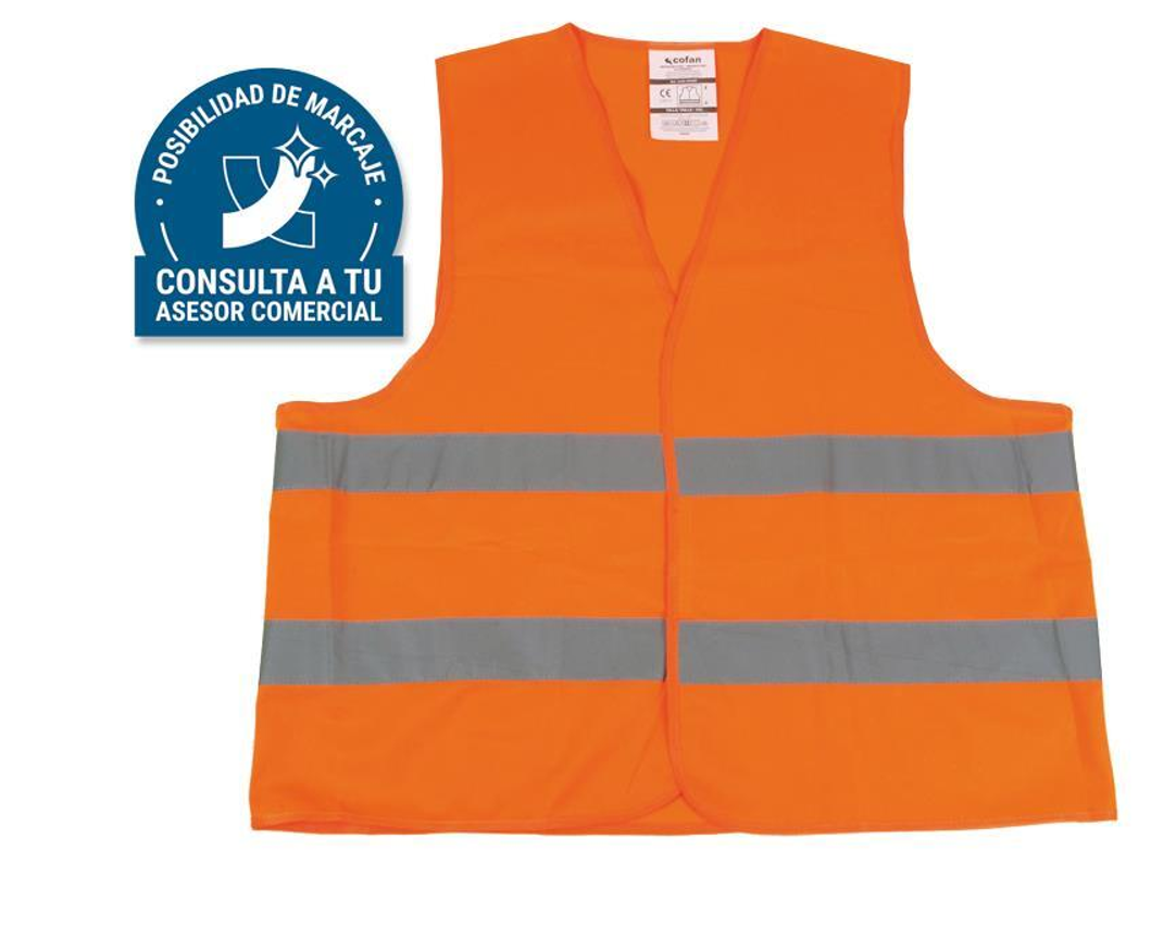 Chaleco reflectante naranja